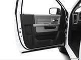  Inside of driver's side open door, window open photo